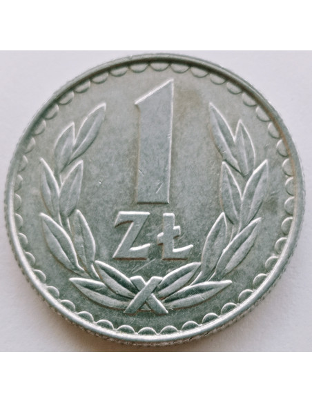 Rewers monety 1 Złoty 1985
