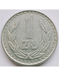 Awers monety 1 Złoty 1983