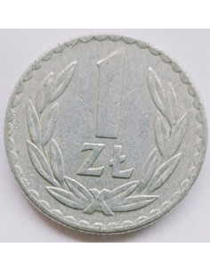 Awers monety 1 Złoty 1976 2