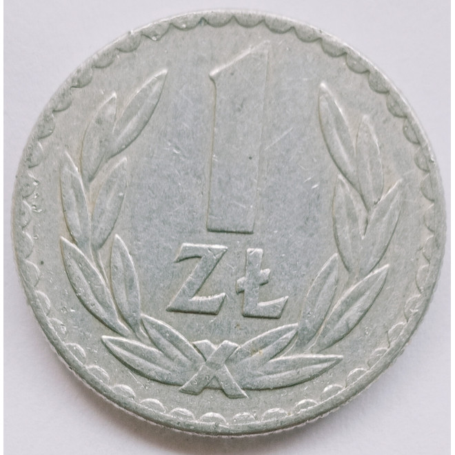 Rewers monety 1 Złoty 1976