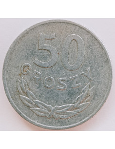 Awers monety 50 Groszy 1974
