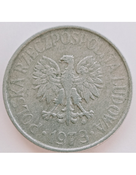 Rewers monety 50 Groszy 1973