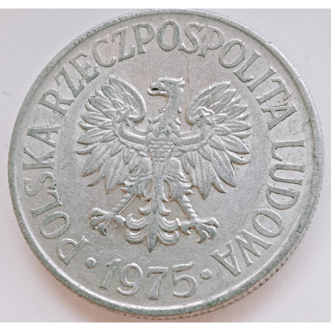 Rewers monety 50 Groszy 1975