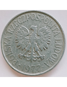 Awers monety 50 Groszy 1977 2
