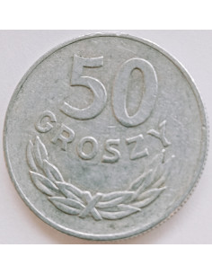 Awers monety 50 Groszy 1976