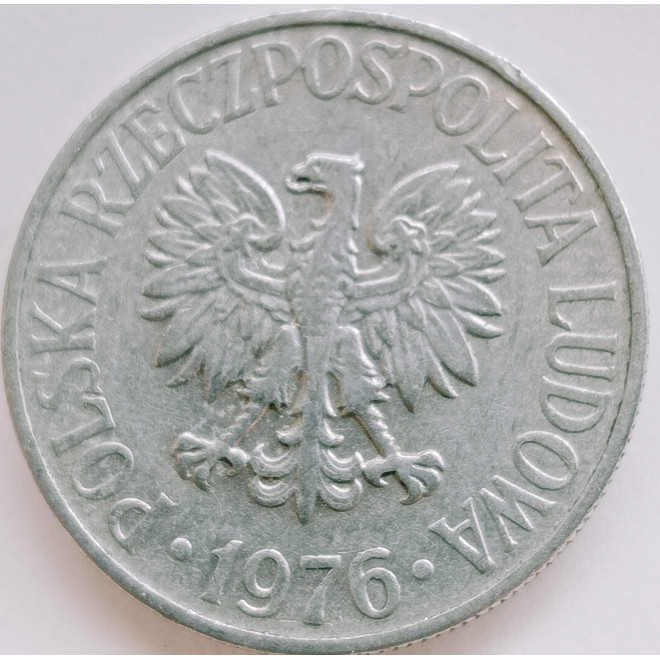 Rewers monety 50 Groszy 1976