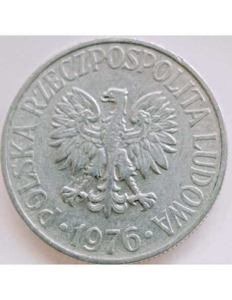 Rewers monety 50 Groszy 1976