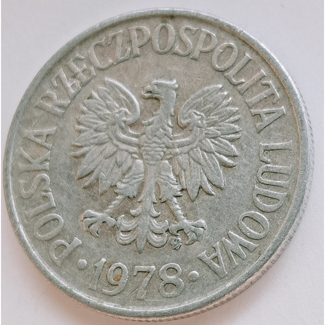 Rewers monety 50 Groszy 1978