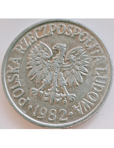 Awers monety 50 Groszy 1982