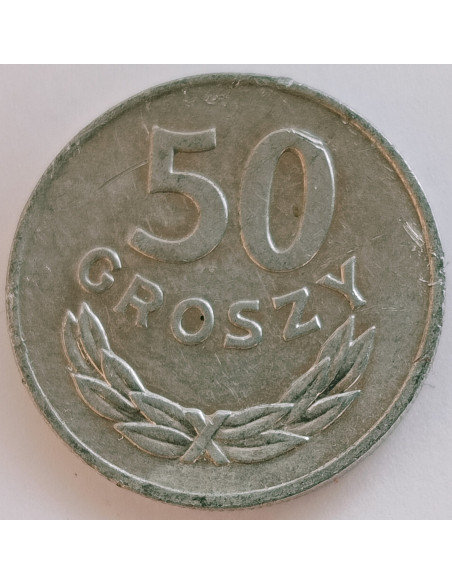 Rewers monety 50 Groszy 1982