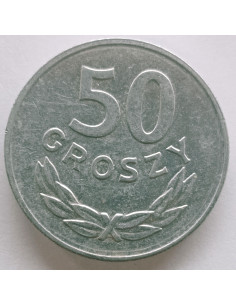 Awers monety 50 Groszy 1986 2