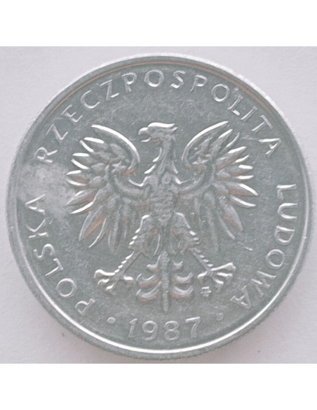 Awers monety 50 Groszy 1987