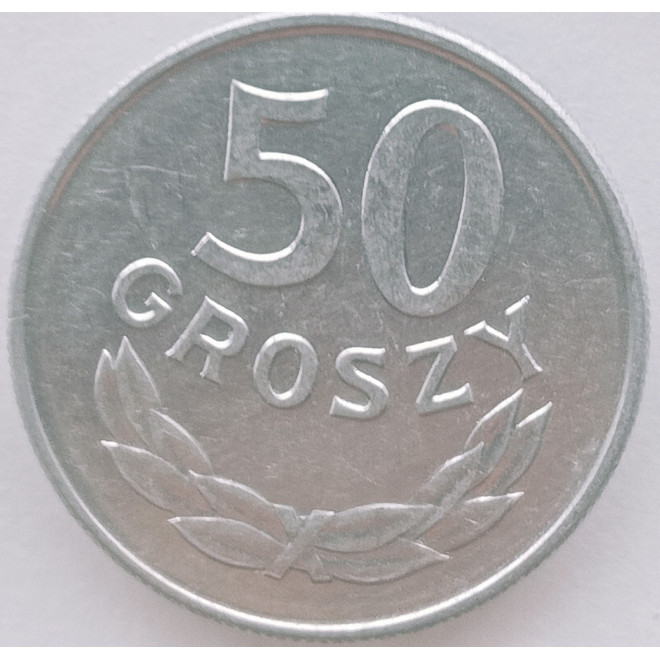 Rewers monety 50 Groszy 1987