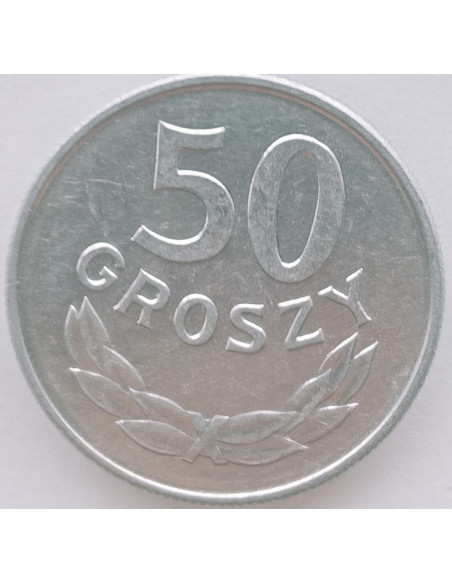 Rewers monety 50 Groszy 1987