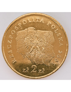 Awers monety 2 zł 2005 Herby Województw: świętokrzyskie 2