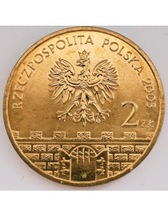 Awers monety 2 zł 2005 Gniezno – woj. wielkopolskie 2