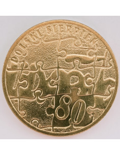 Awers monety 2 zł 2010 Polski sierpień 1980