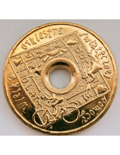 Awers monety 2 zł 2003 10 lat Wielkiej Orkiestry Świątecznej Pomocy