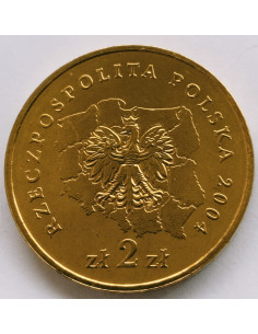 Awers monety 2 zł 2004 Herby Województw: mazowieckie 2