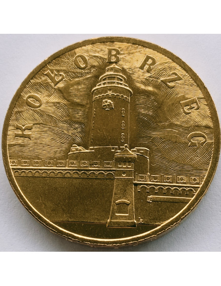 Awers monety 2 zł 2005 Kołobrzeg – woj. zachodniopomorskie