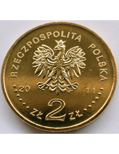 Awers monety 2 zł 2011 Historia jazdy polskiej – ułan II Rzeczypospolitej 2