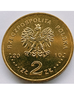 Awers monety 2 zł 2010 Historia polskiej muzyki rozrywkowej – Krzysztof Komeda 2