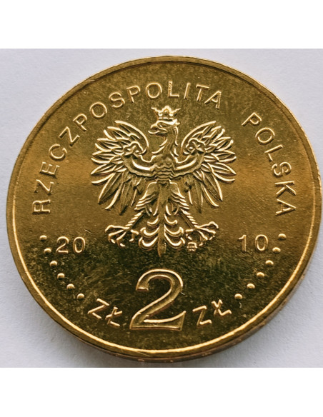 Rewers monety 2 zł 2010 Historia polskiej muzyki rozrywkowej – Krzysztof Komeda