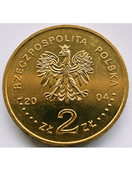 Rewers monety 2 zł 2004 60. rocznica Powstania Warszawskiego