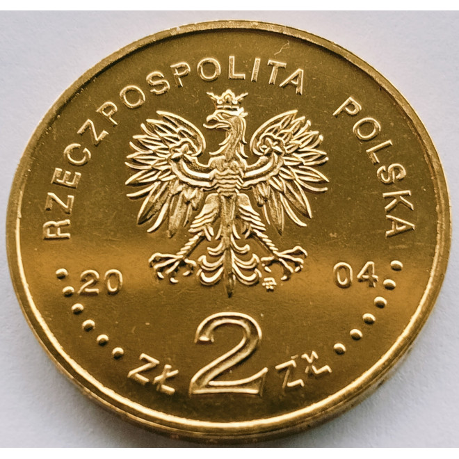 Rewers monety 2 zł 2004 Polski rok obrzędowy: Dożynki