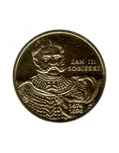Awers monety 2 zł 2001 Poczet królów i książąt polskich: Jan III Sobieski 16741696
