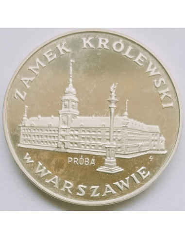 Awers monety 100 Złotych 1975 Zamek Królewski w Warszawie