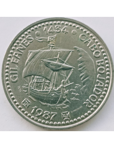 Awers monety Portugalia 100 Escudo 1987  1974~2001 Druga Republika Escudo Commemo