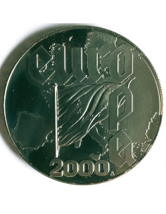 Awers monety Liberia 5 Dolarów 2000 Europa