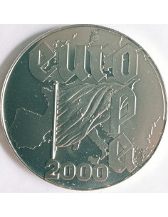 Awers monety Liberia 5 Dolarów 2000 Europa