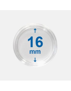 16 mm - Kapsle do monet z rantem