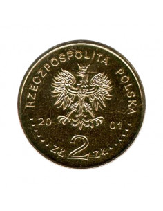 Awers monety 2 zł 2001 Poczet królów i książąt polskich: Jan III Sobieski 16741696 2