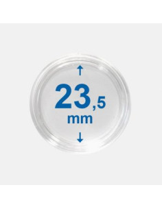 23,5 mm - Kapsle do monet z rantem