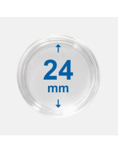 24 mm - Kapsle do monet z rantem