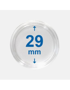 29 mm - Kapsle do monet z rantem