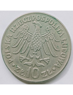 Awers monety 10 Złotych 1964 600lecie Uniwersytetu Jagiellońskiego