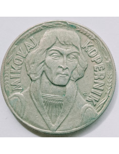 Awers monety 10 Złotych 1969 Mikołaj Kopernik