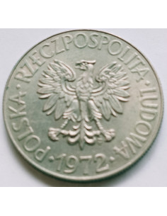 Awers monety 10 Złotych 1972 Tadeusz Kościuszko 2