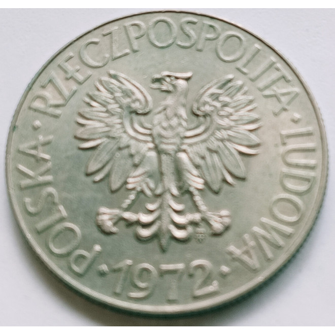 Rewers monety 10 Złotych 1972 Tadeusz Kościuszko