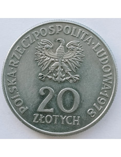 Awers monety 20 Złotych 1978 Maria Konopnicka 2
