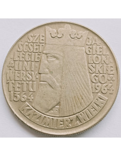 Awers monety 10 Złotych 1964 600lecie Uniwersytetu Jagiellońskiego 2