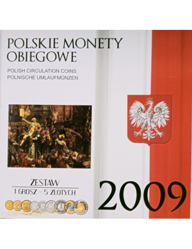 Awers monety Polska Różny złoty zestaw 2009