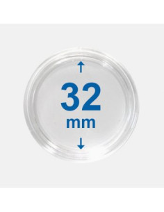 32 mm - Kapsle do monet z rantem