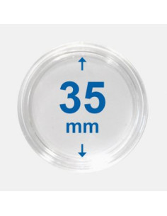 35 mm - Kapsle do monet z rantem