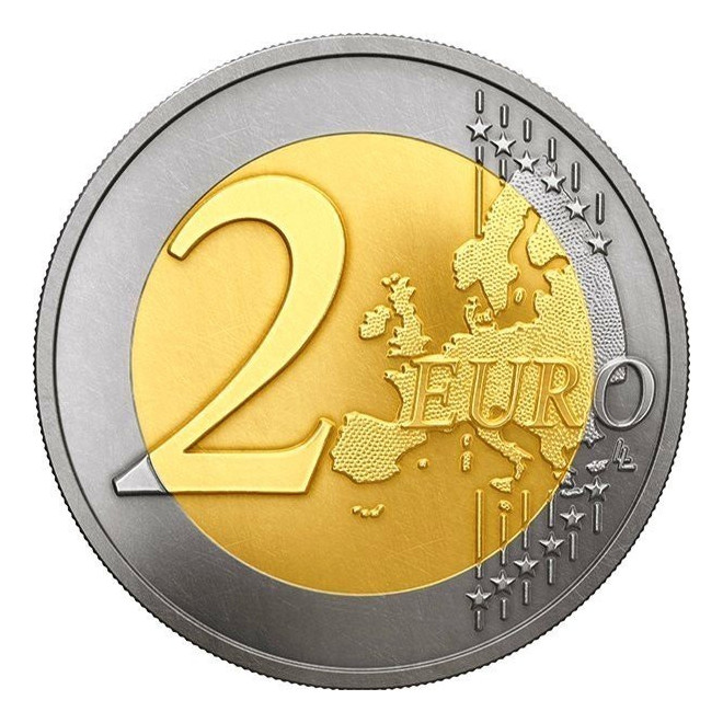 Rewers monety Łotwa 2 euro 2015 Rok prezydencji Łotwy w Unii Europejskiej