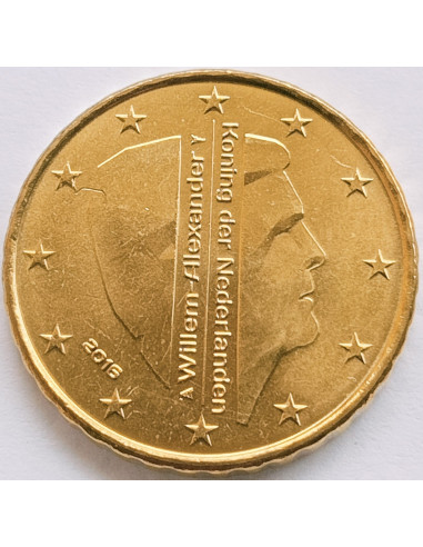 Awers monety Holandia 10 Euro Cent 2016